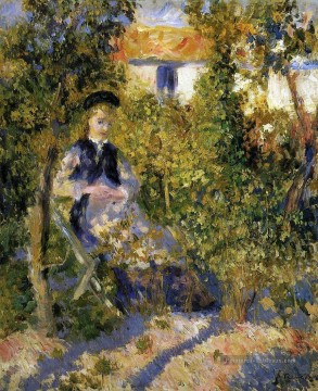  noir - nini dans le jardin Pierre Auguste Renoir